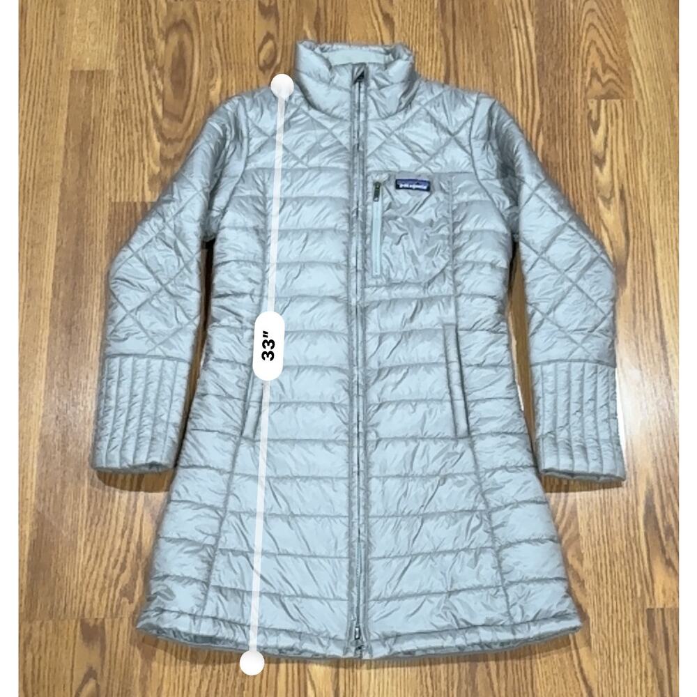 Patagonia Radalie Parka Gray Quilted Insulated Jacket Women’s XS - Picture 8 of 11